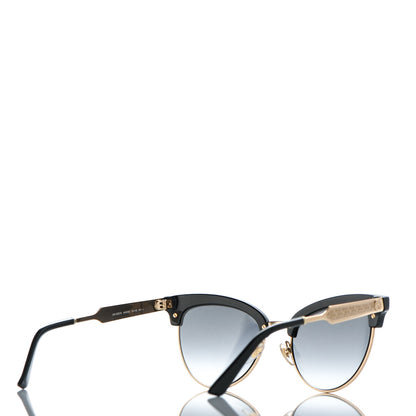 Gucci Damascato Cat Eye GG 4283/S Sunglasses Black Gold 4 of 7