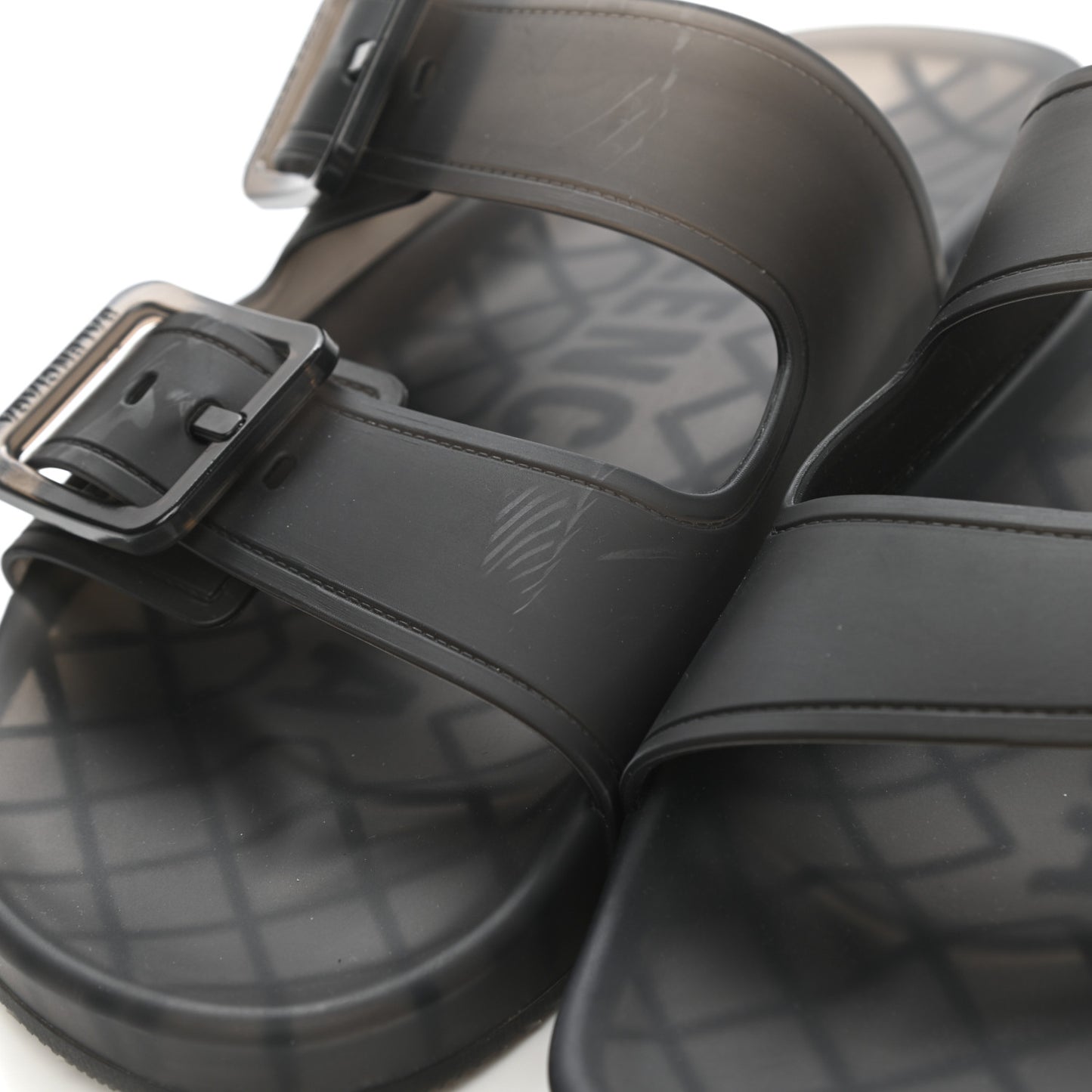 Technical Polyurethane Mallorca Slide Sandals 40 Black