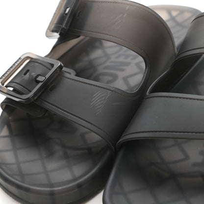 Balenciaga Technical Polyurethane Mallorca Slide Sandals 40 Black 8 of 8