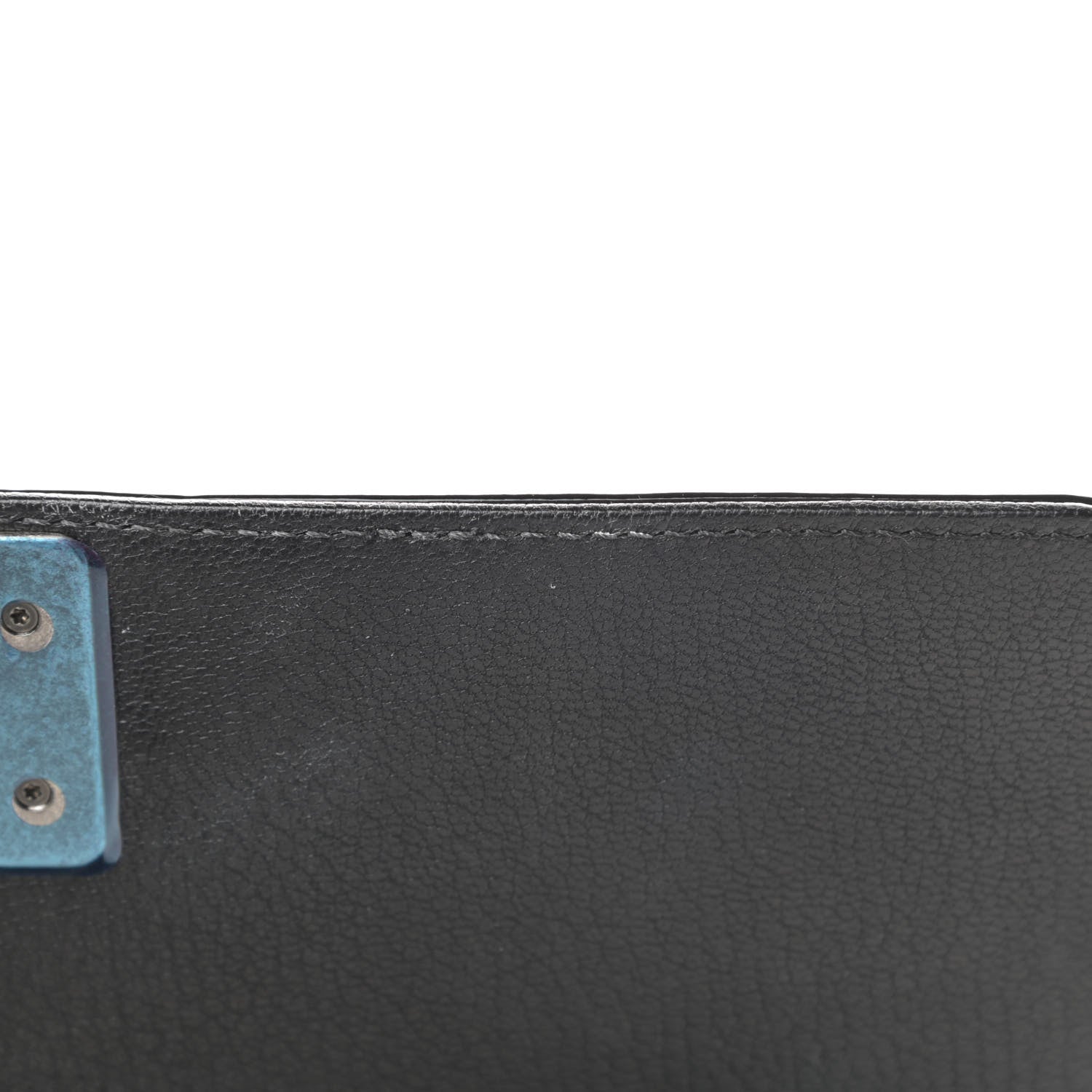 Chanel Goatskin Quilted Patent Medium Duo Boy Flap Black 12 of 13