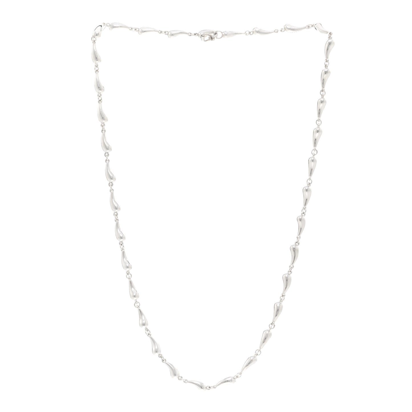 Sterling Silver Elsa Peretti Teardrop Pendant Necklace