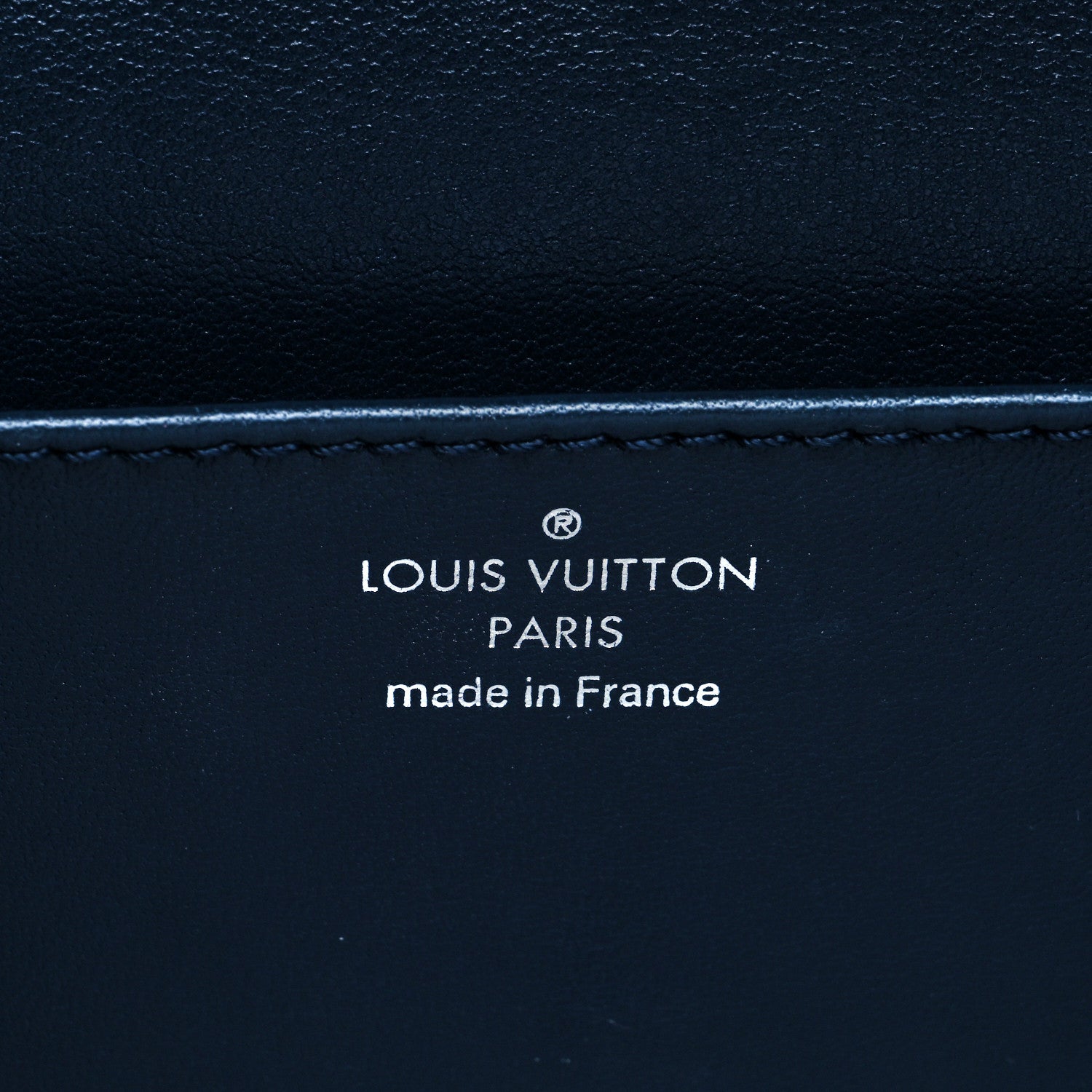 Louis Vuitton Grained Calfskin Vivienne NM Blue Marine 7 of 8
