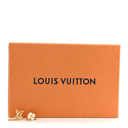 Louis Vuitton Metal Pearl Floragram Earrings Set of 3 5 of 5