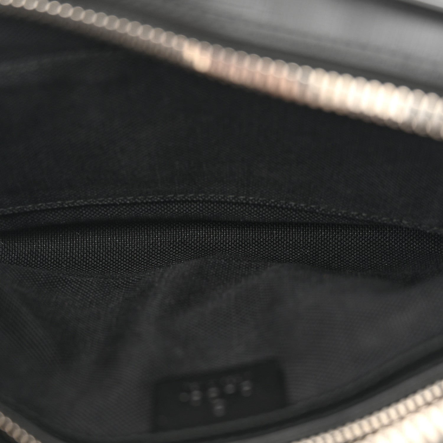 Gucci Soft GG Supreme Monogram Web Belt Bag Black Grey 5 of 12