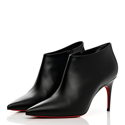 Christian Louboutin Calfskin Gorgona 85 Ankle Boots 37.5 Black 3 of 13