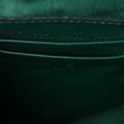 Gucci Velvet Matelasse Mini GG Marmont 2.0 Bucket Bag Dark Green 11 of 12