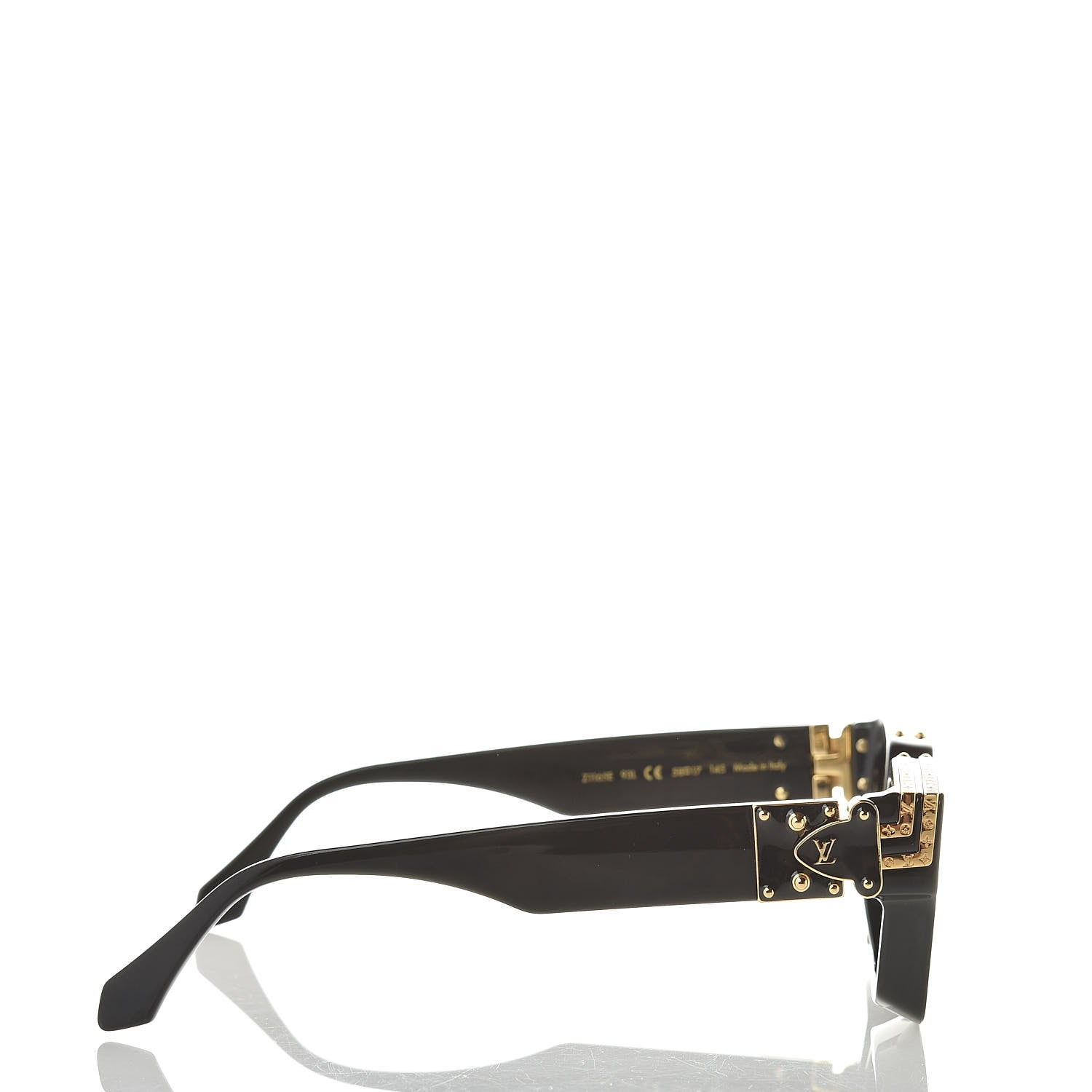 Louis Vuitton Acetate 1.1 Millionaires Sunglasses Z1165W Black 3 of 8