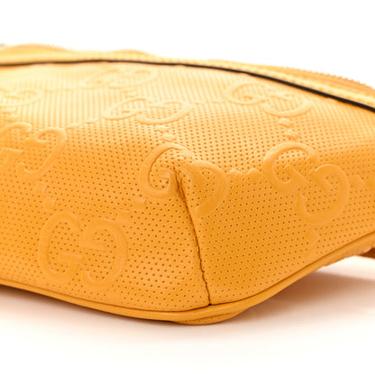 Gucci Calfskin GG Tennis Embossed Belt Bag Crop 10 of 10