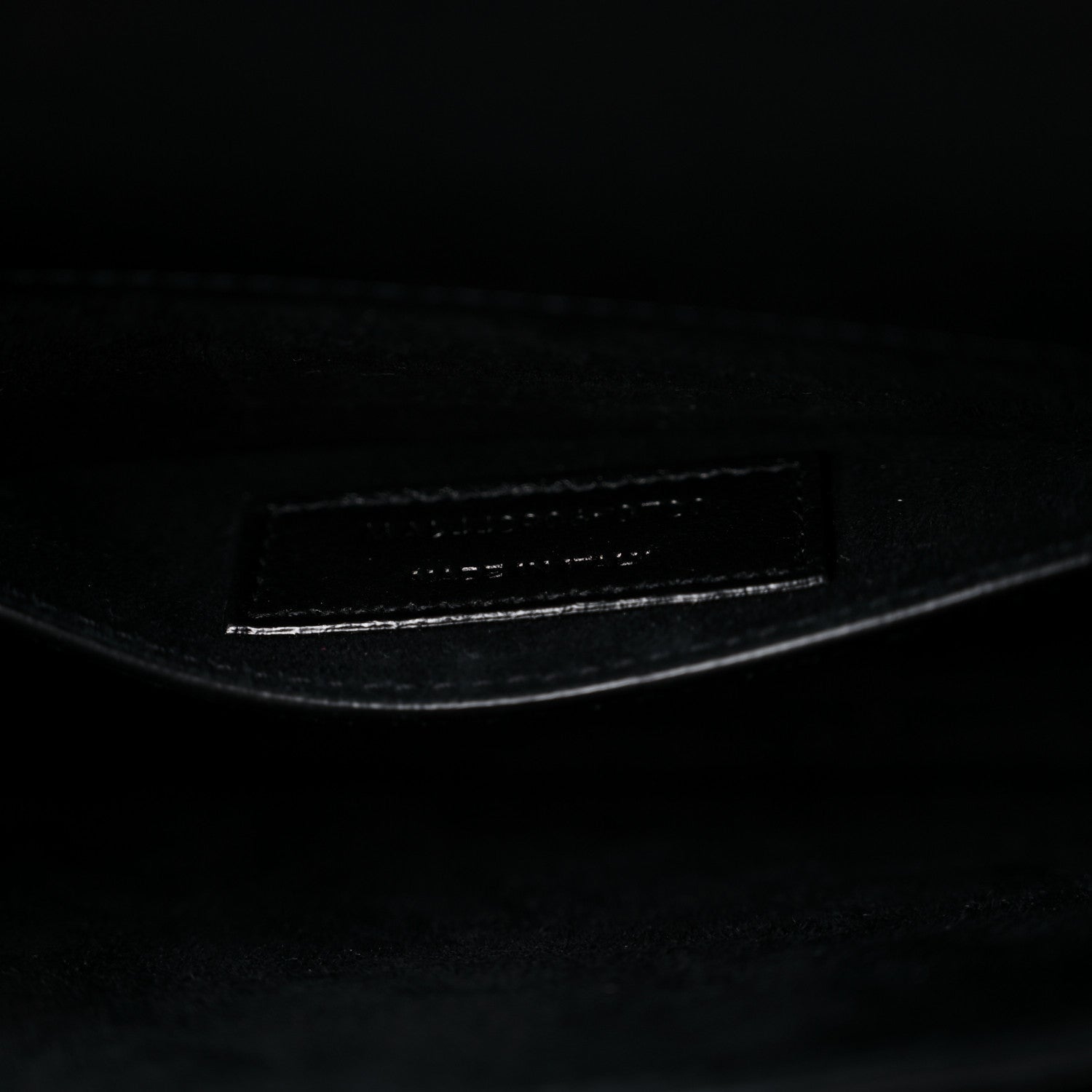 Saint Laurent Calfskin Polka Dot Medium Monogram Sunset Black White 8 of 11