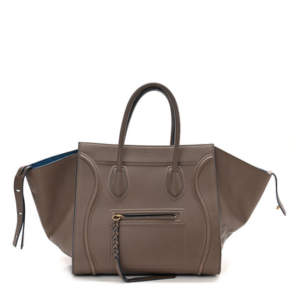Celine Baby Grained Calfskin Medium Phantom Luggage Taupe 1 of 16