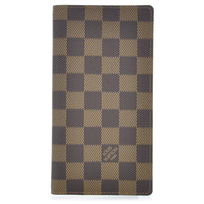 Louis Vuitton Damier Ebene Checkbook Cover Wallet 1 of 7