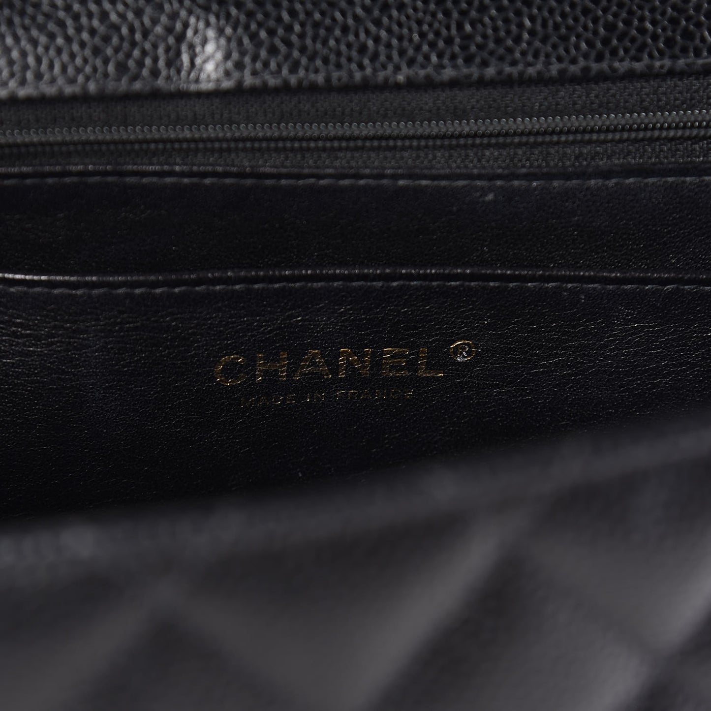 Caviar Quilted Jumbo Single Flap Black