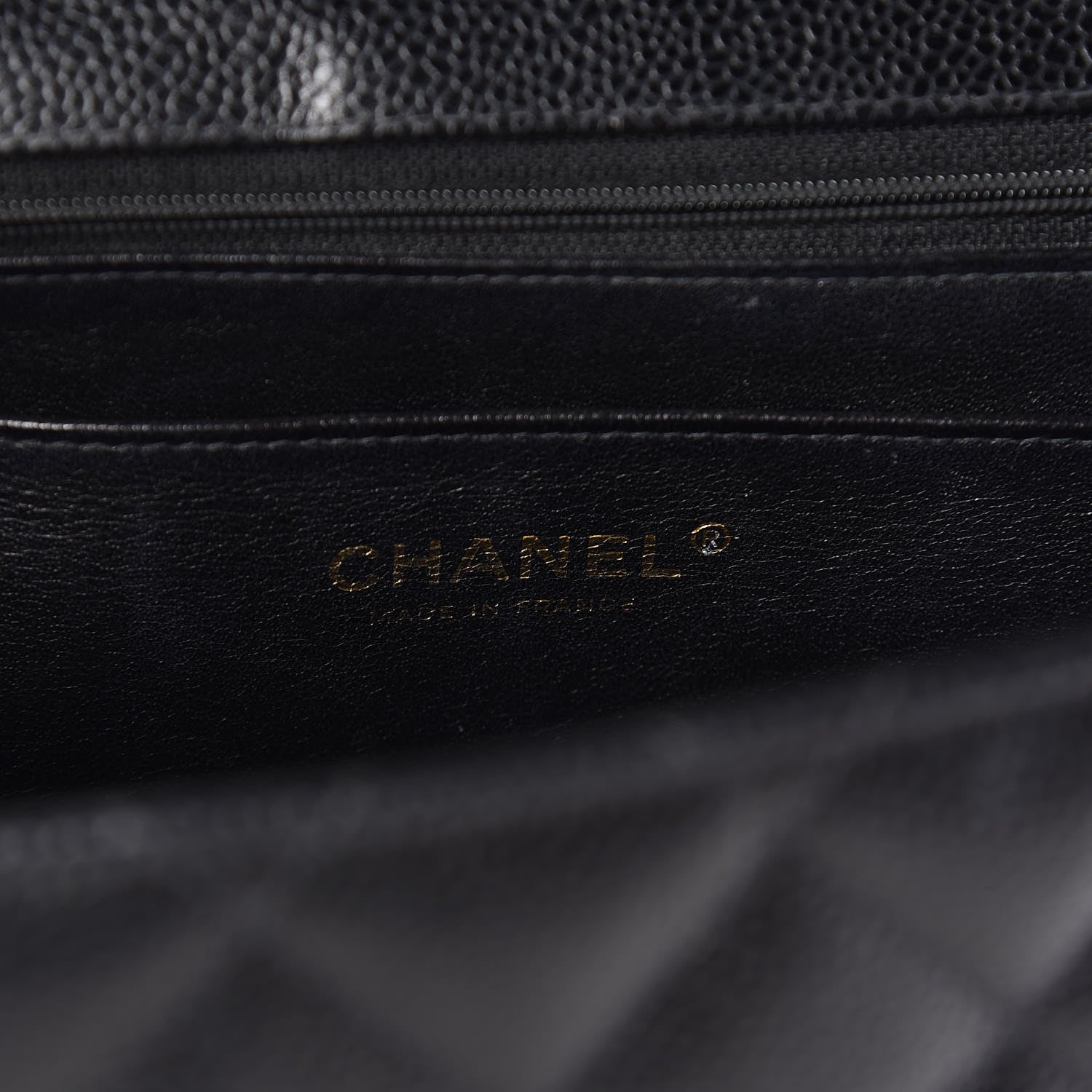 Chanel Caviar Quilted Jumbo Single Flap Black 6 of 12