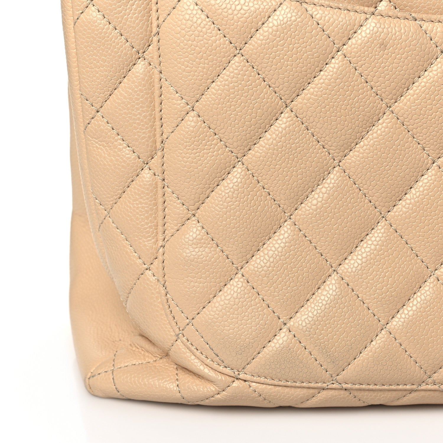 Chanel Caviar Quilted Grand Shopping Tote GST Beige Clair 18 of 18