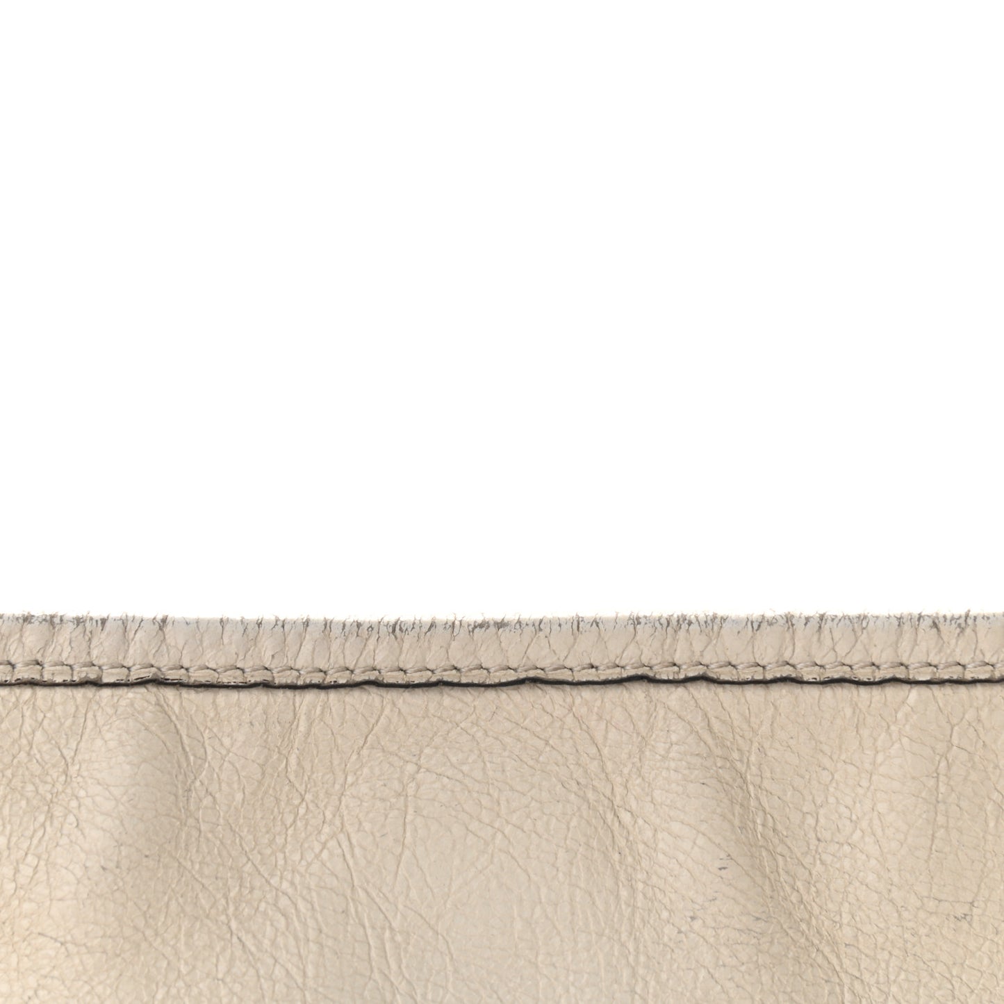 Fluffy Calfskin Morpheus Hobo Shoulder Bag White