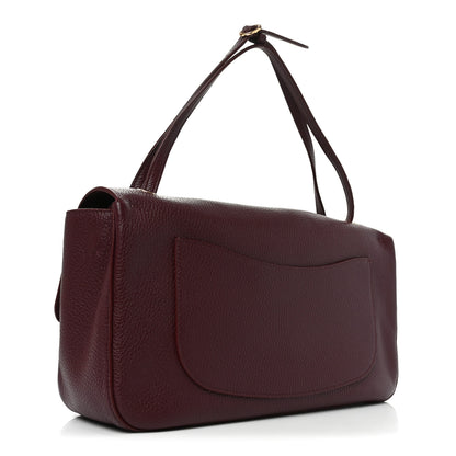Chanel Grained Calfskin Small Souplissimo Maxi Flap Burgundy 3 of 10