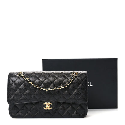 Chanel Caviar Quilted Medium Double Flap Black 11 of 11