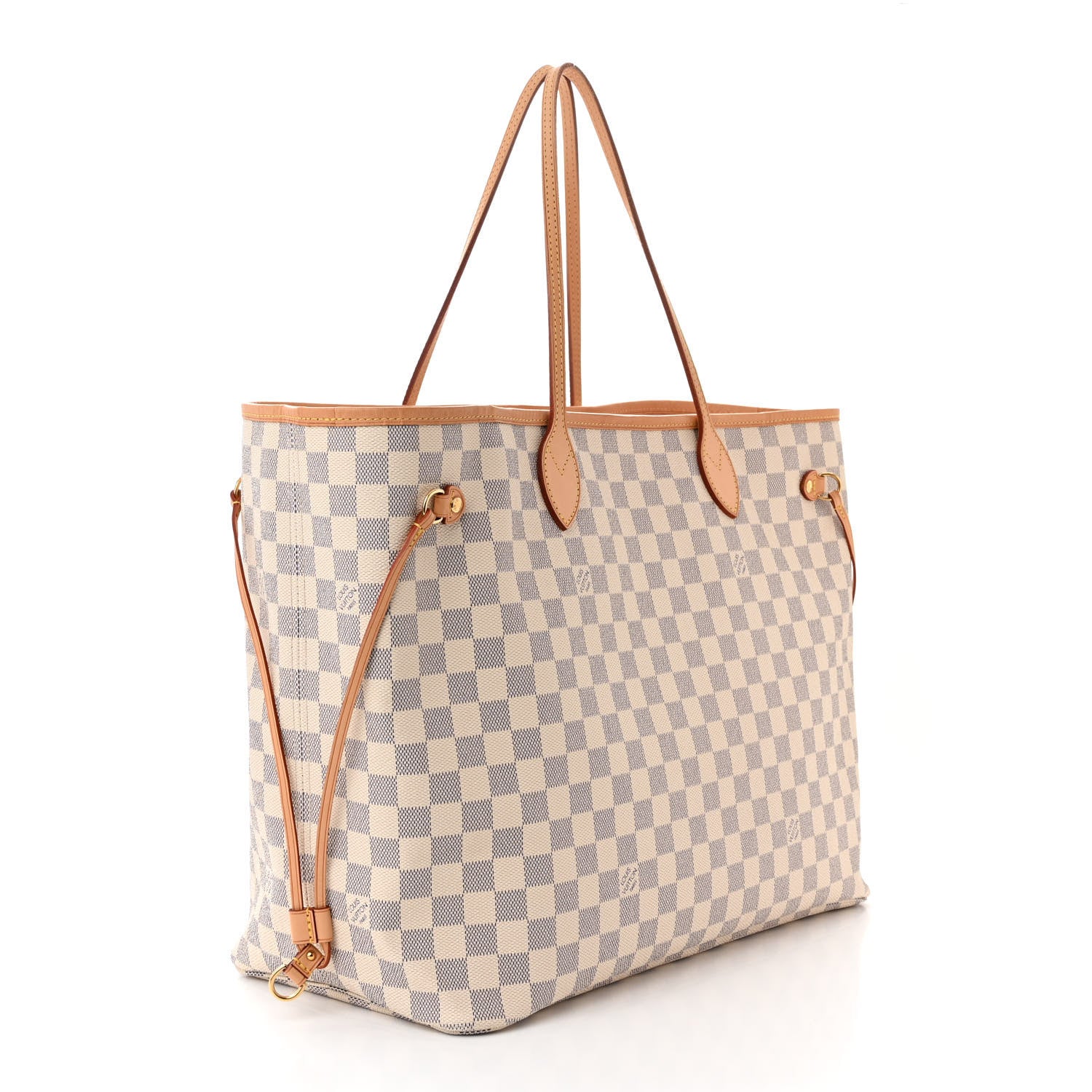 Louis Vuitton Damier Azur Neo Neverfull GM Rose Ballerine 3 of 9