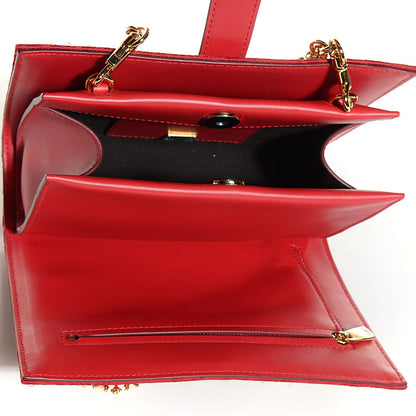 Dolce & Gabbana Brocade Crystal Embellished Carmen Bag Red 12 of 14