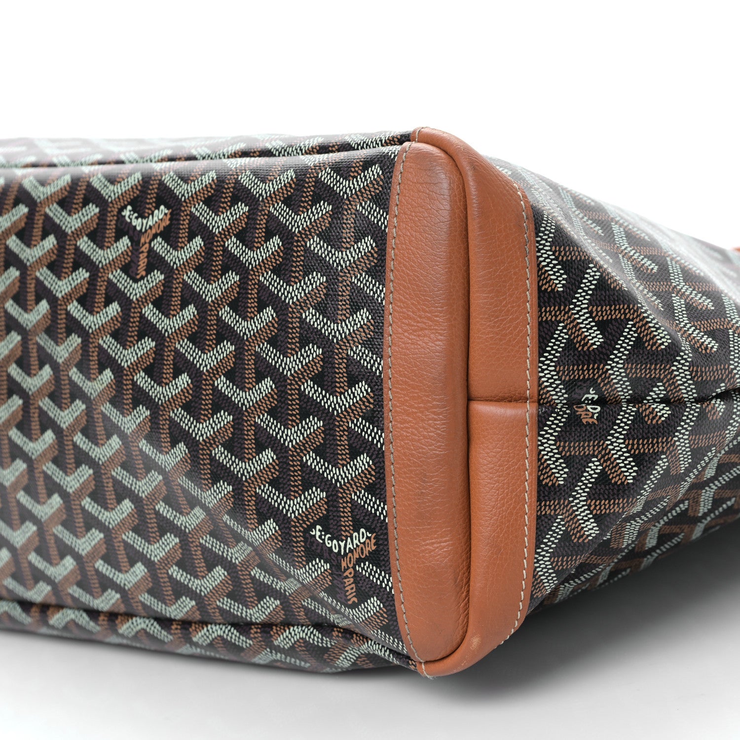 Goyard Goyardine Artois MM Black Gold 8 of 8