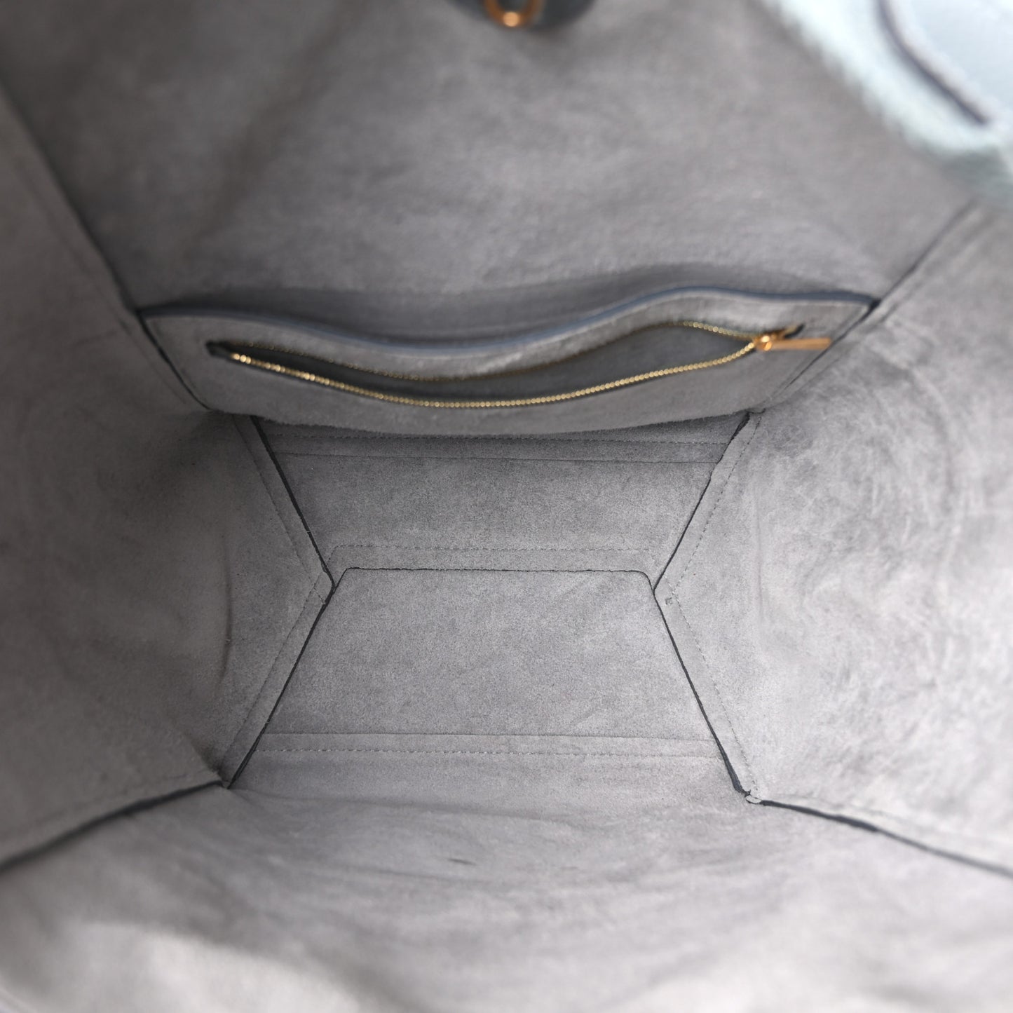 Soft Grained Calfskin Sangle Bucket Bag Storm