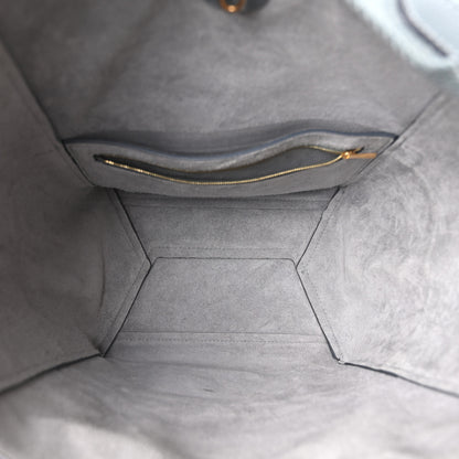 Celine Soft Grained Calfskin Sangle Bucket Bag Storm 5 of 9