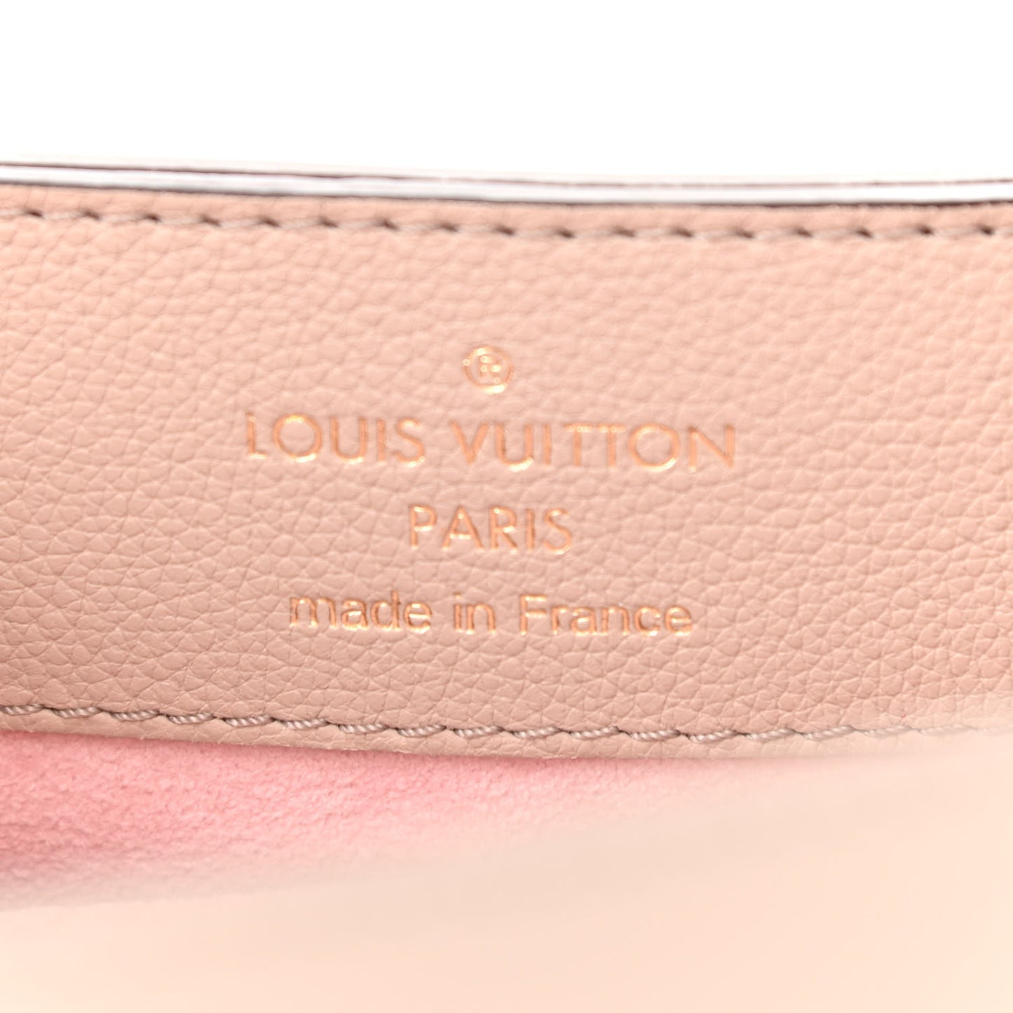 Soft Calfskin Lockme Ever MM Greige