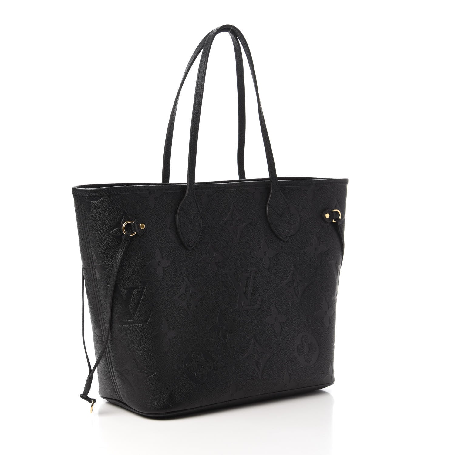 Louis Vuitton Empreinte Monogram Giant Neverfull MM Black 3 of 10