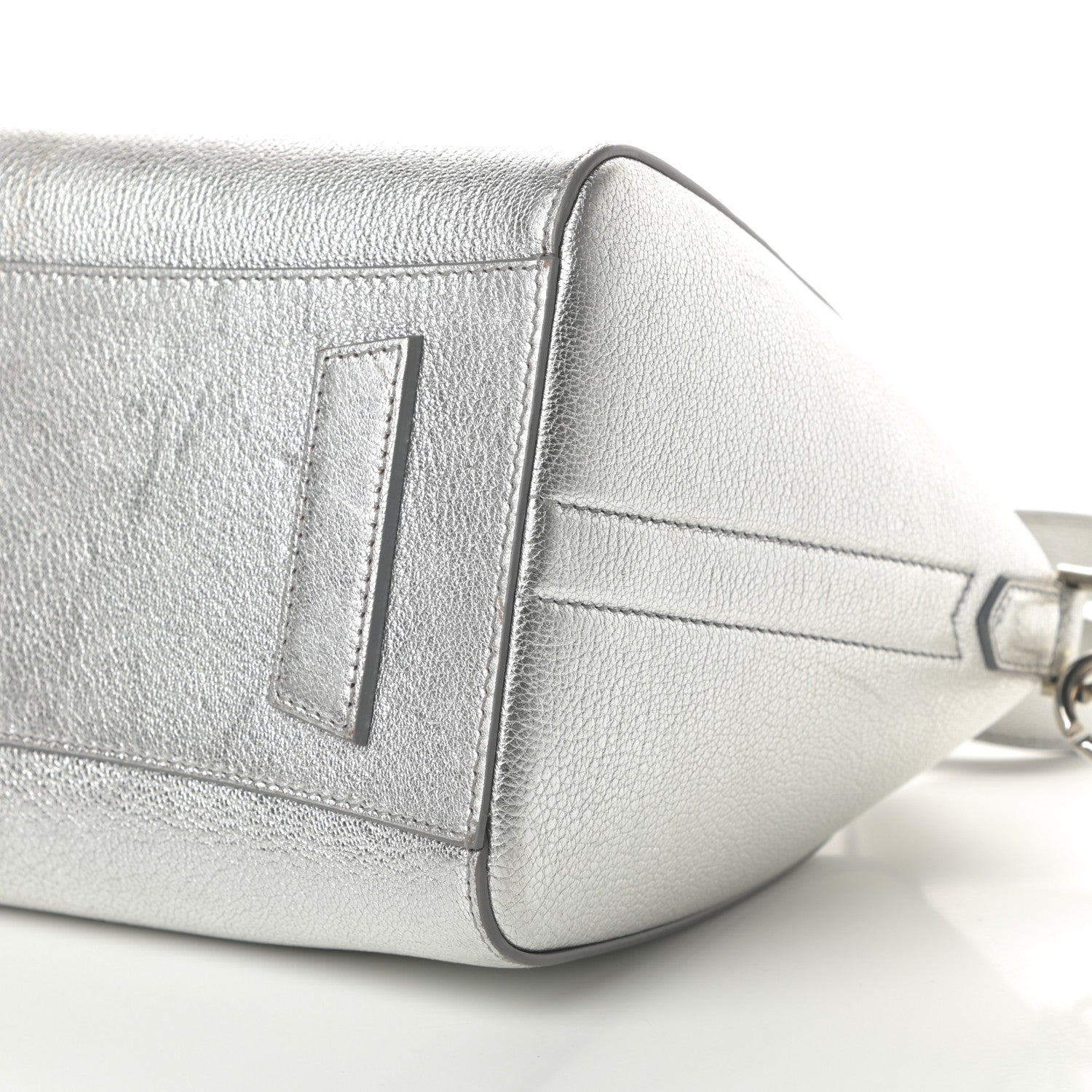 Givenchy Metallic Sugar Goatskin Small Antigona Silver 10 of 14