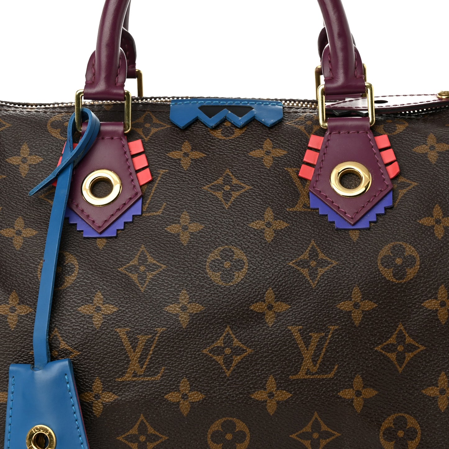 Monogram Totem Speedy 30 Magenta