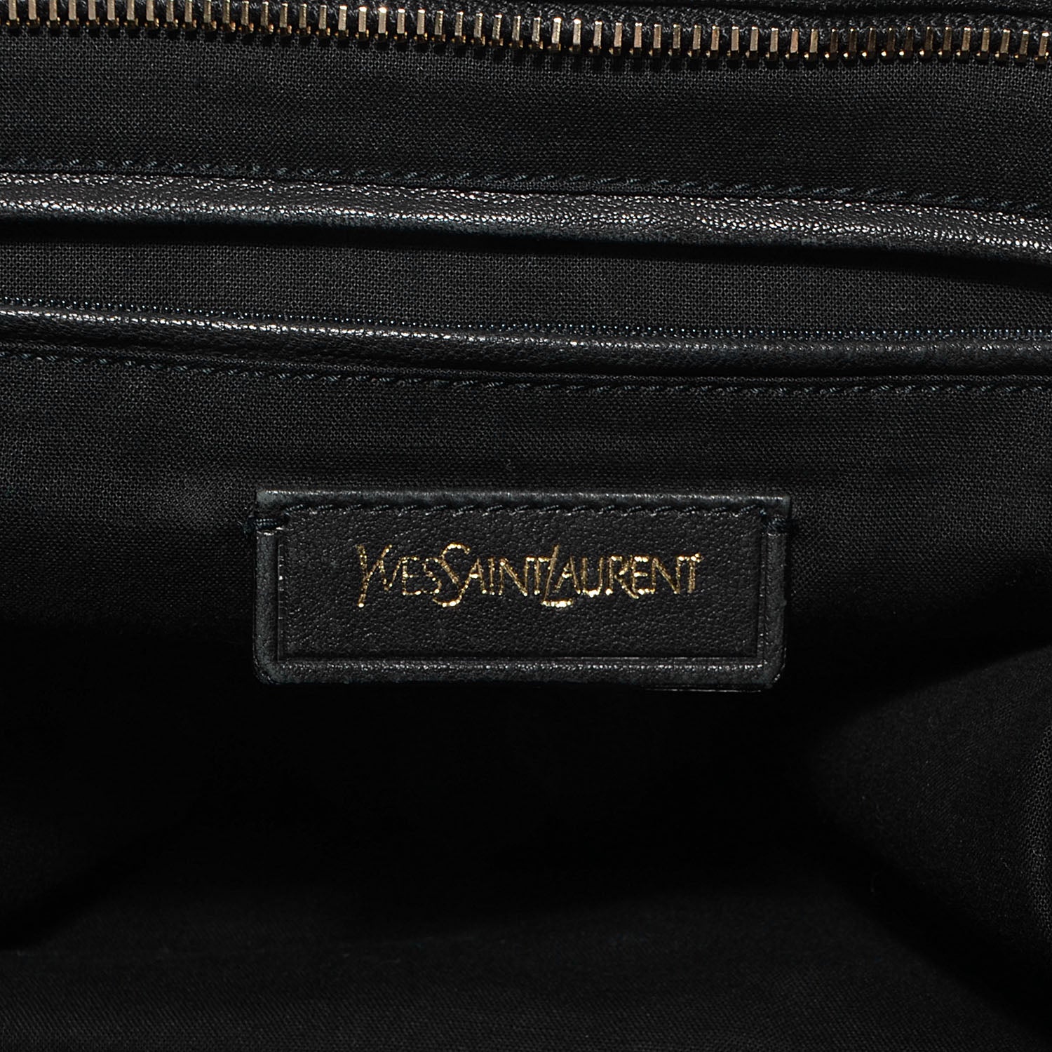 Saint Laurent Sheepskin Large Cabas ChYc Black 6 of 9