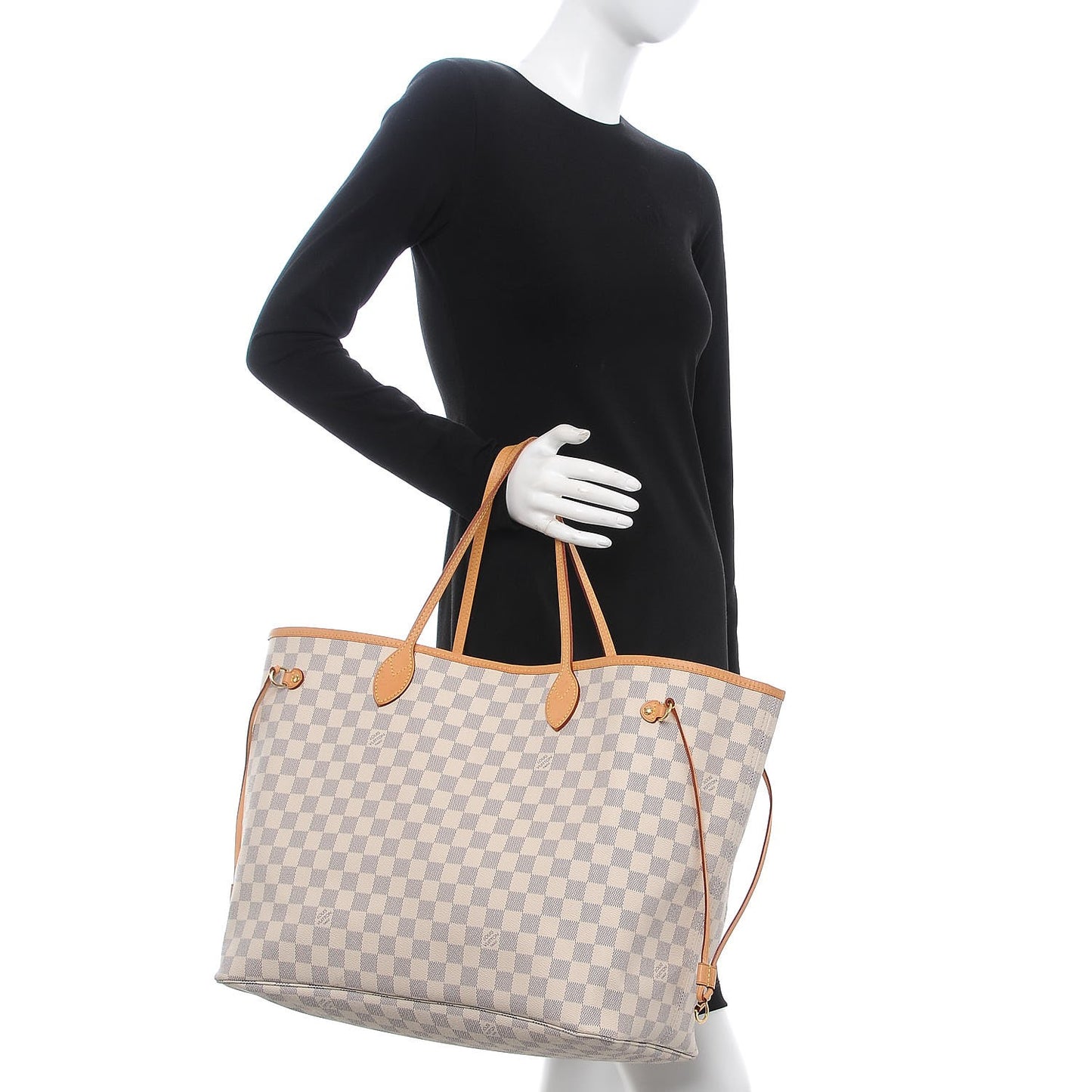 Damier Azur Neo Neverfull GM Rose Ballerine