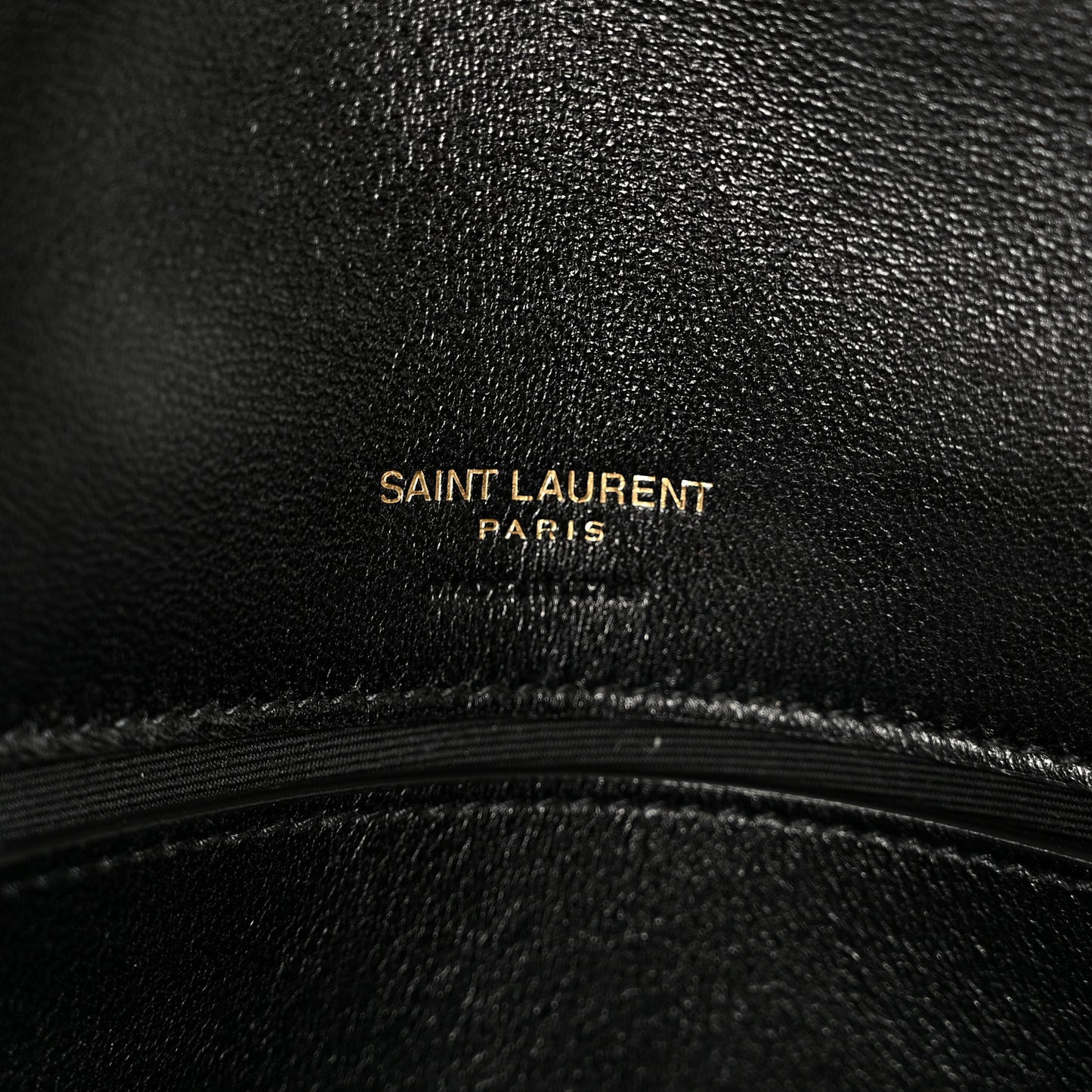 Lambskin Chevron Quilted Small LouLou Black