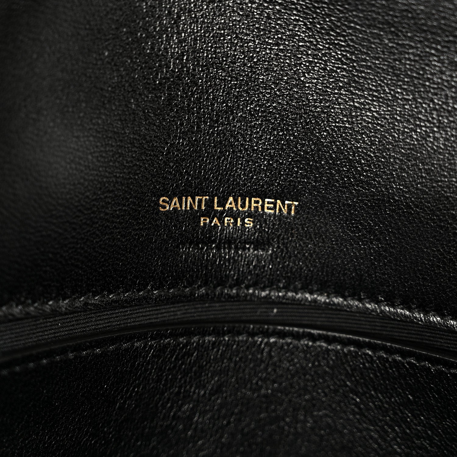 Saint Laurent Lambskin Chevron Quilted Small LouLou Black 7 of 13