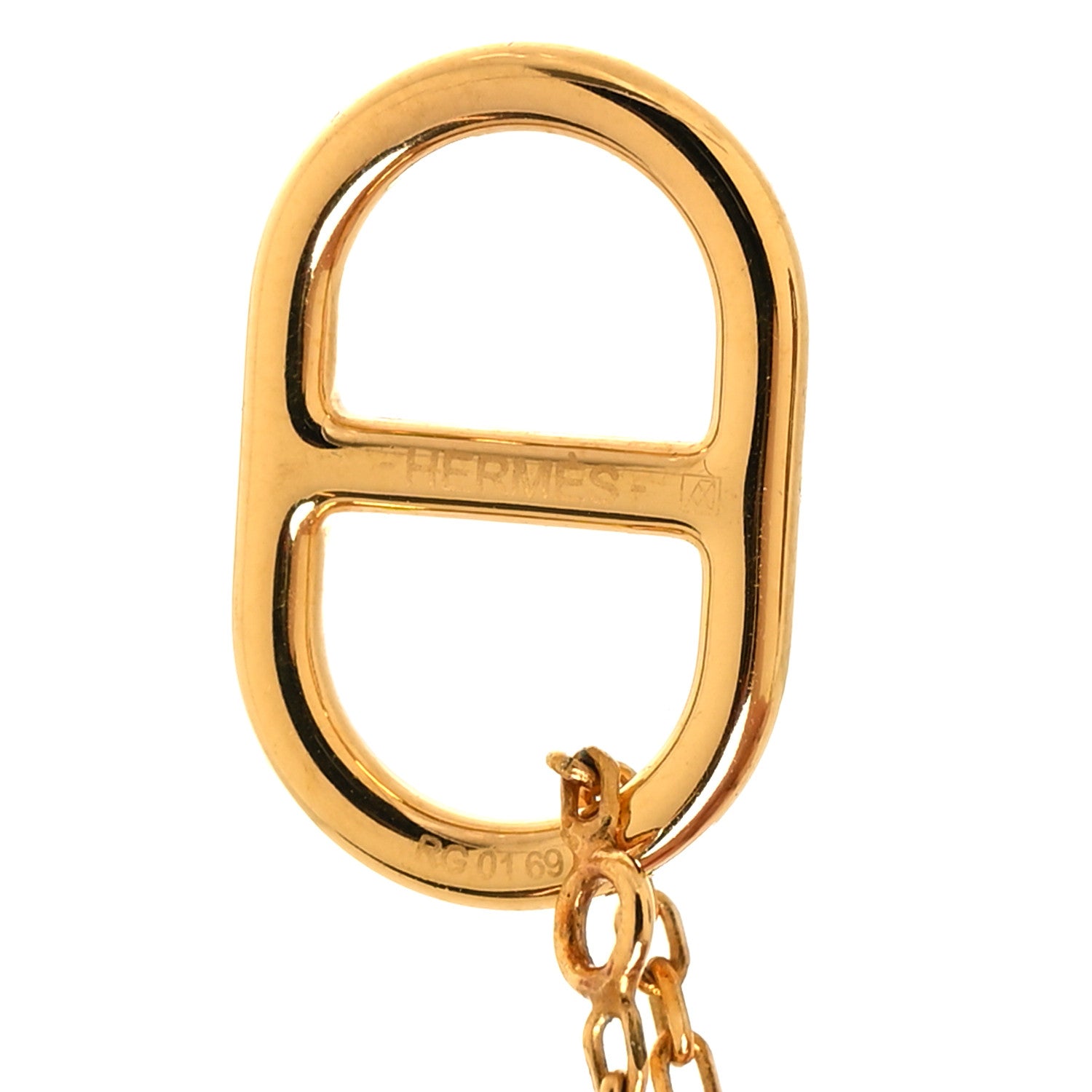 Hermes Swift O'Maillon Pendant Necklace Gold 5 of 7
