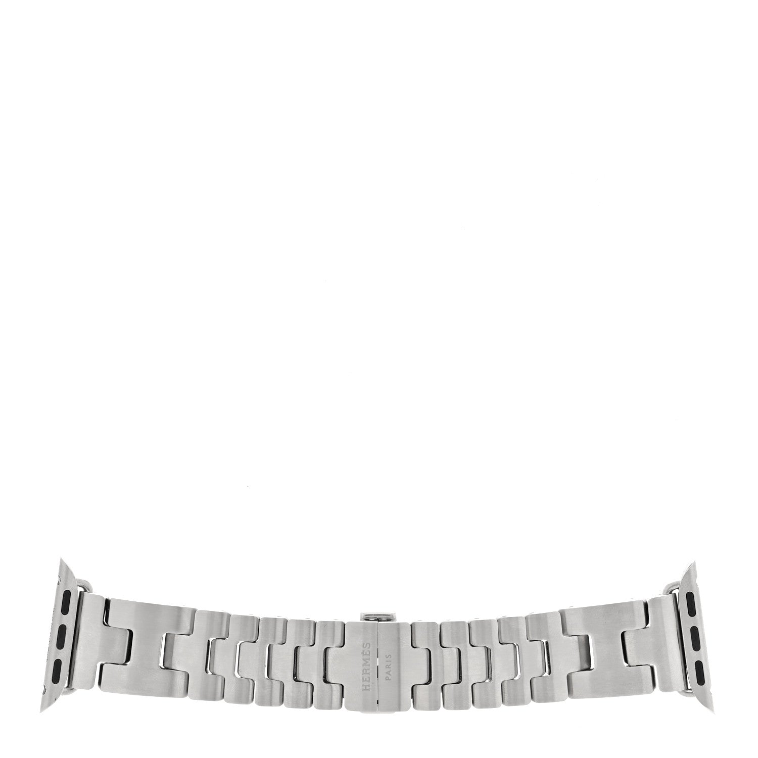 Hermes Stainless Steel 42mm Grand H Apple Watch Single Tour Band Gris 1 of 5