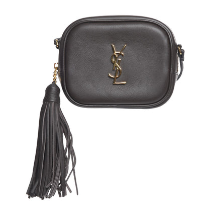 Saint Laurent Nappa Monogram Blogger Bag Coal 1 of 7