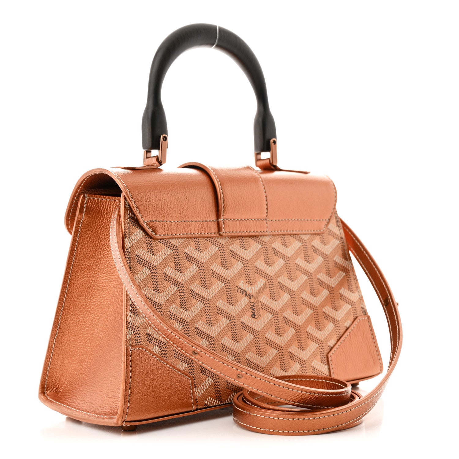Goyard Goyardine Precious Metal Structure Mini Saigon Rose Gold 3 of 11