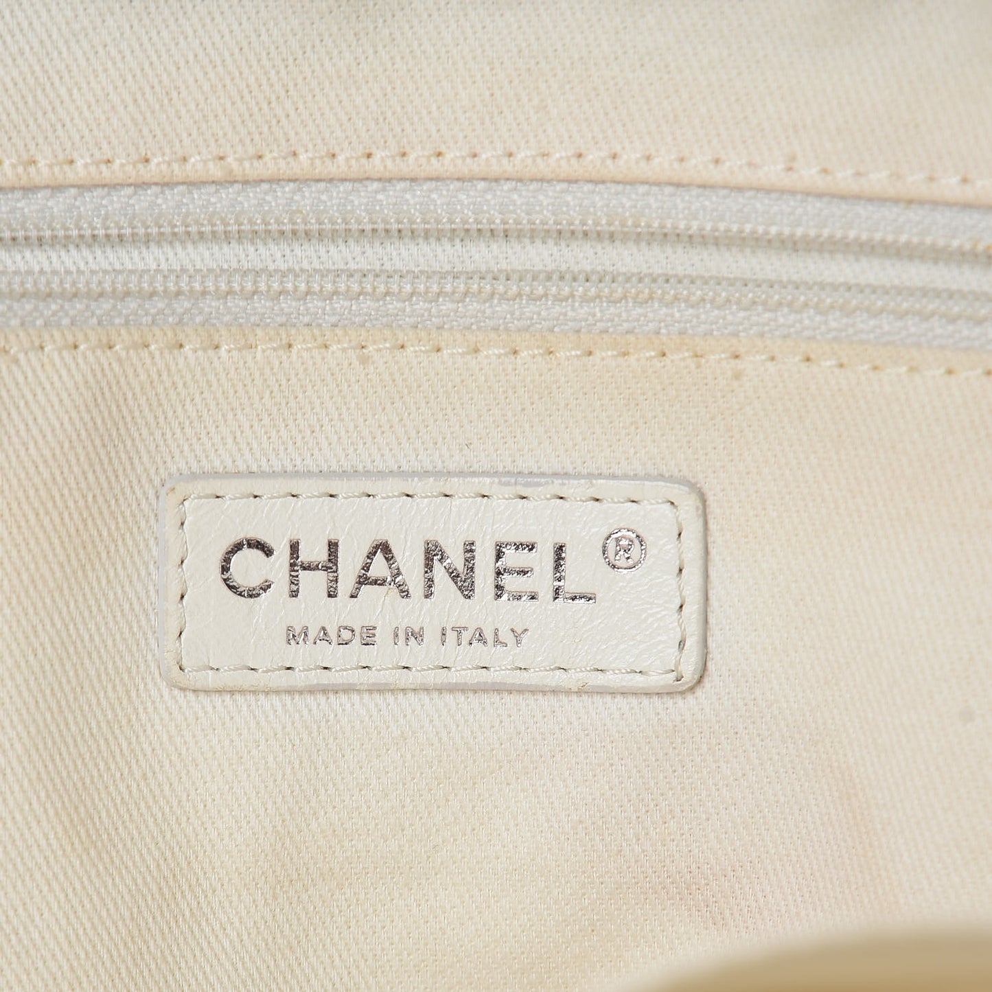 Canvas Sequin Stripe CC Tote Blue