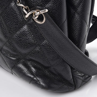 Chanel Caviar Quilted Flap Shoulder Bag Black 10 of 14