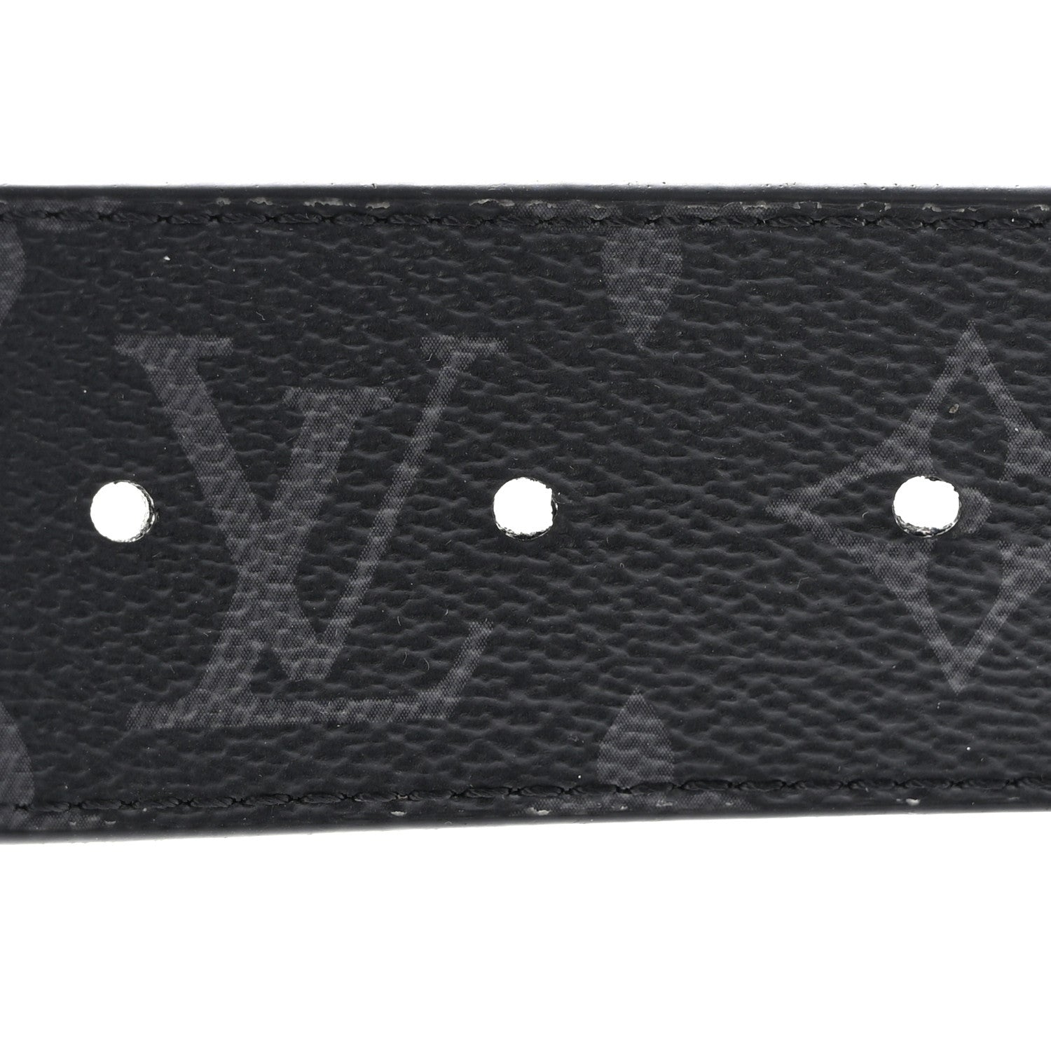 Louis Vuitton Monogram Eclipse Taigarama 40mm LV Initiales Reversible Belt 90 36 Black 4 of 8