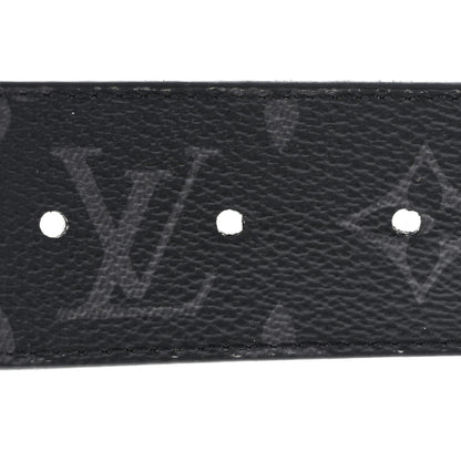 Louis Vuitton Monogram Eclipse Taigarama 40mm LV Initiales Reversible Belt 90 36 Black 4 of 8