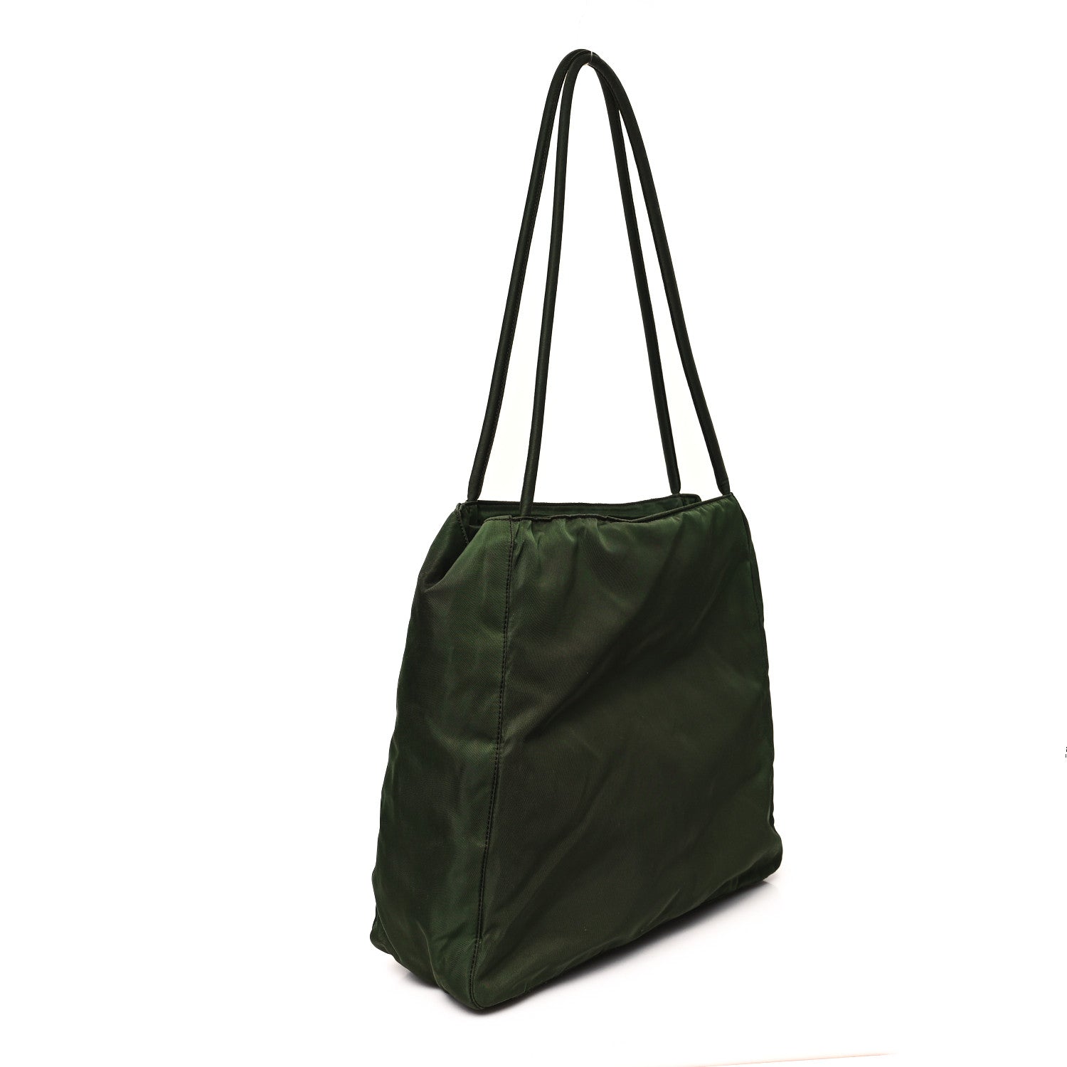 Prada Tessuto Nylon Shopping Tote Green 3 of 11