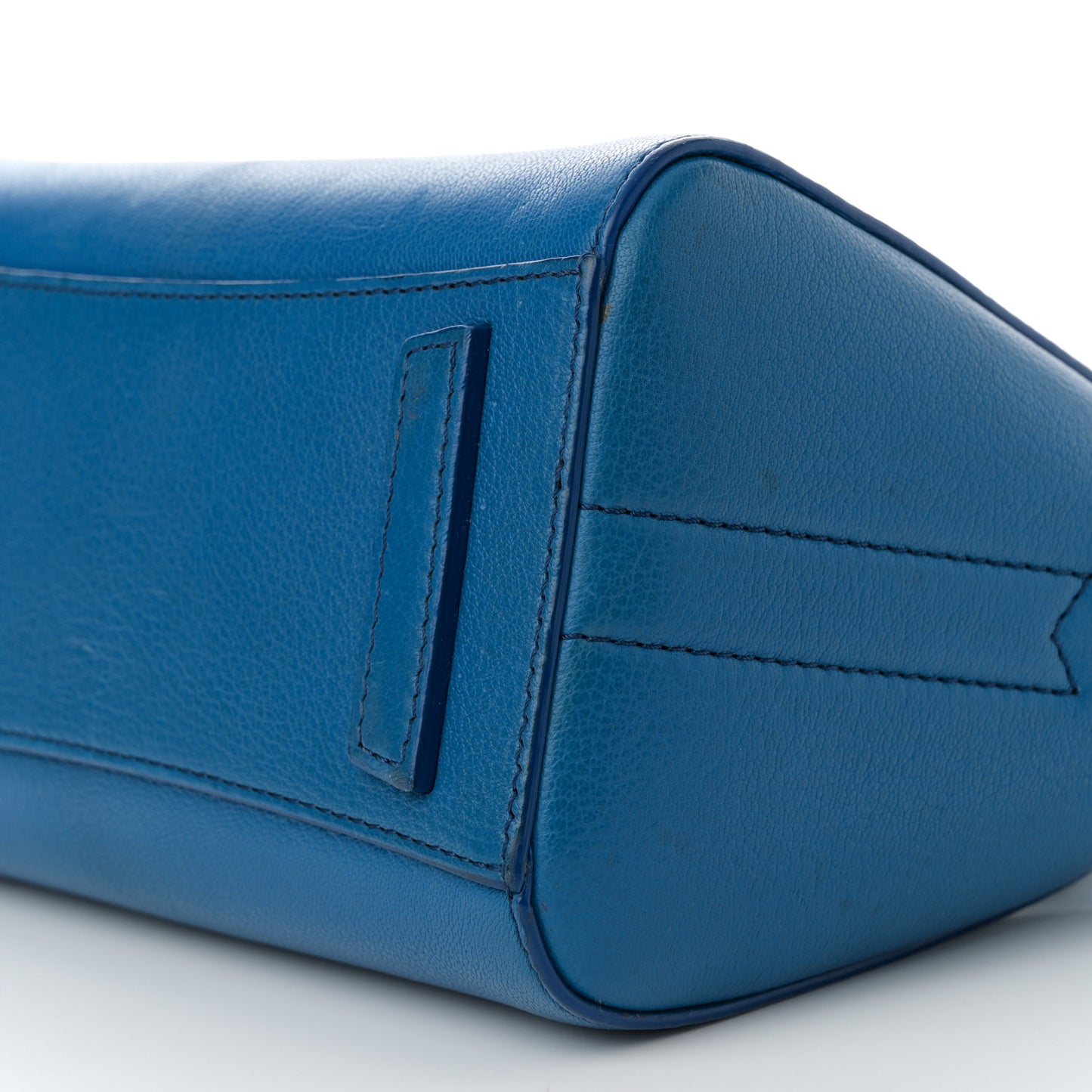 Sugar Goatskin Mini Antigona Persian Blue