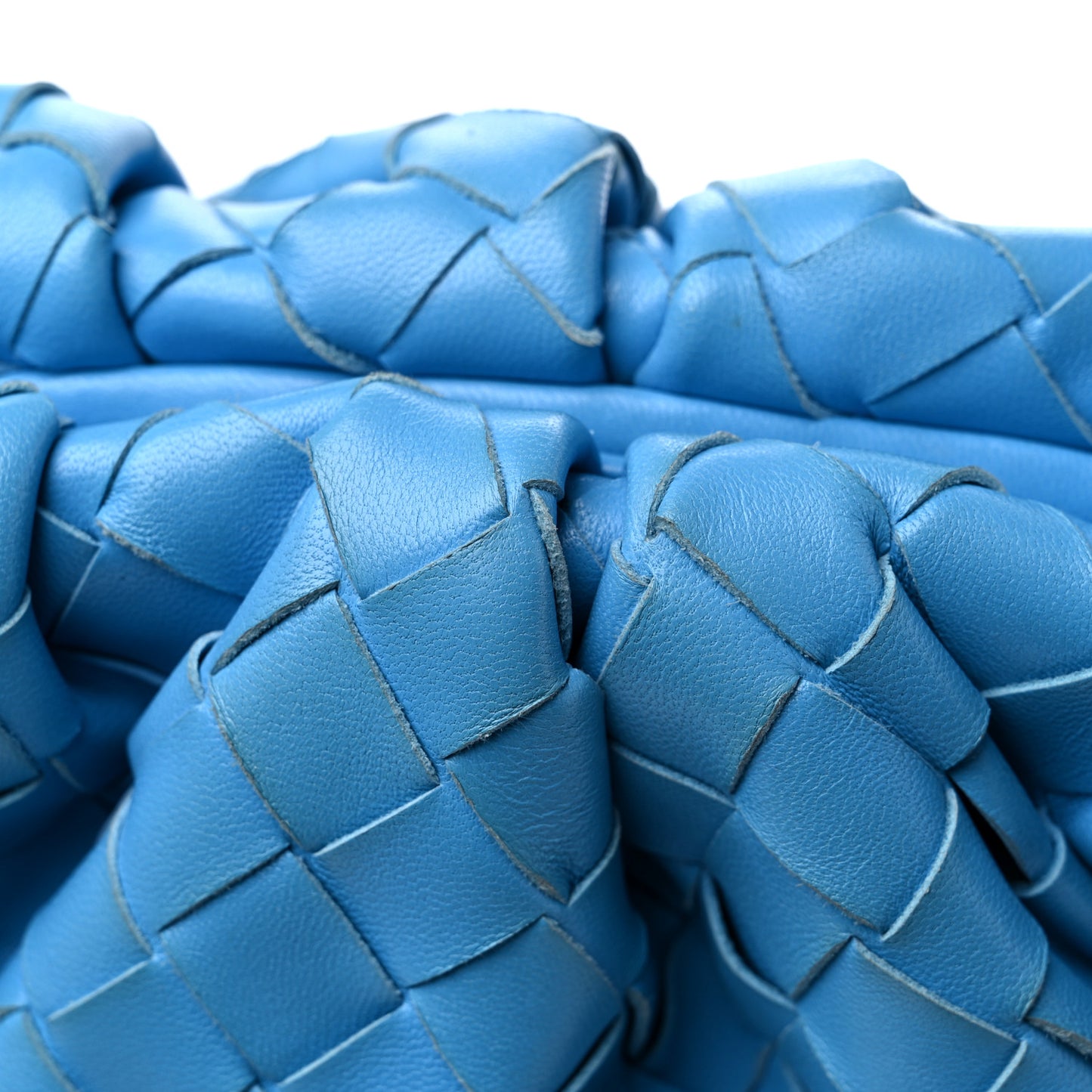 Nappa Maxi Intrecciato The Pouch Oversized Clutch Swimming Pool