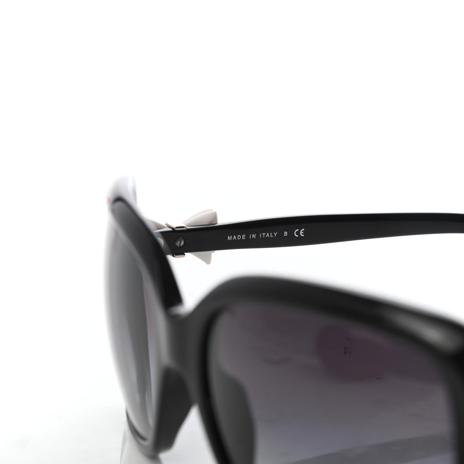 Chanel CC Bow Sunglasses 5171 Black White 6 of 8