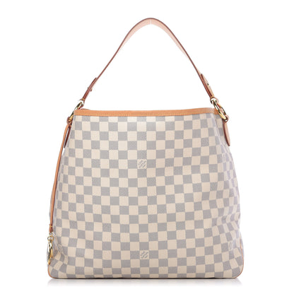 Louis Vuitton Damier Azur Delightful MM Pink 1 of 9