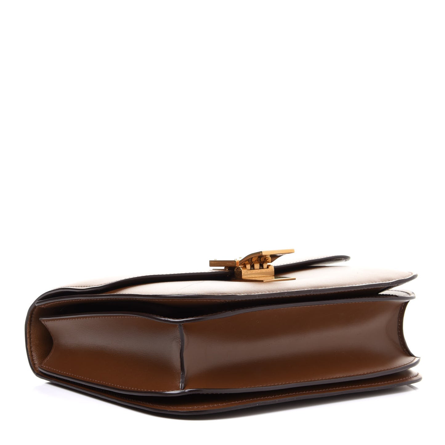 Box Calfskin Medium Classic Box Flap Bag Camel