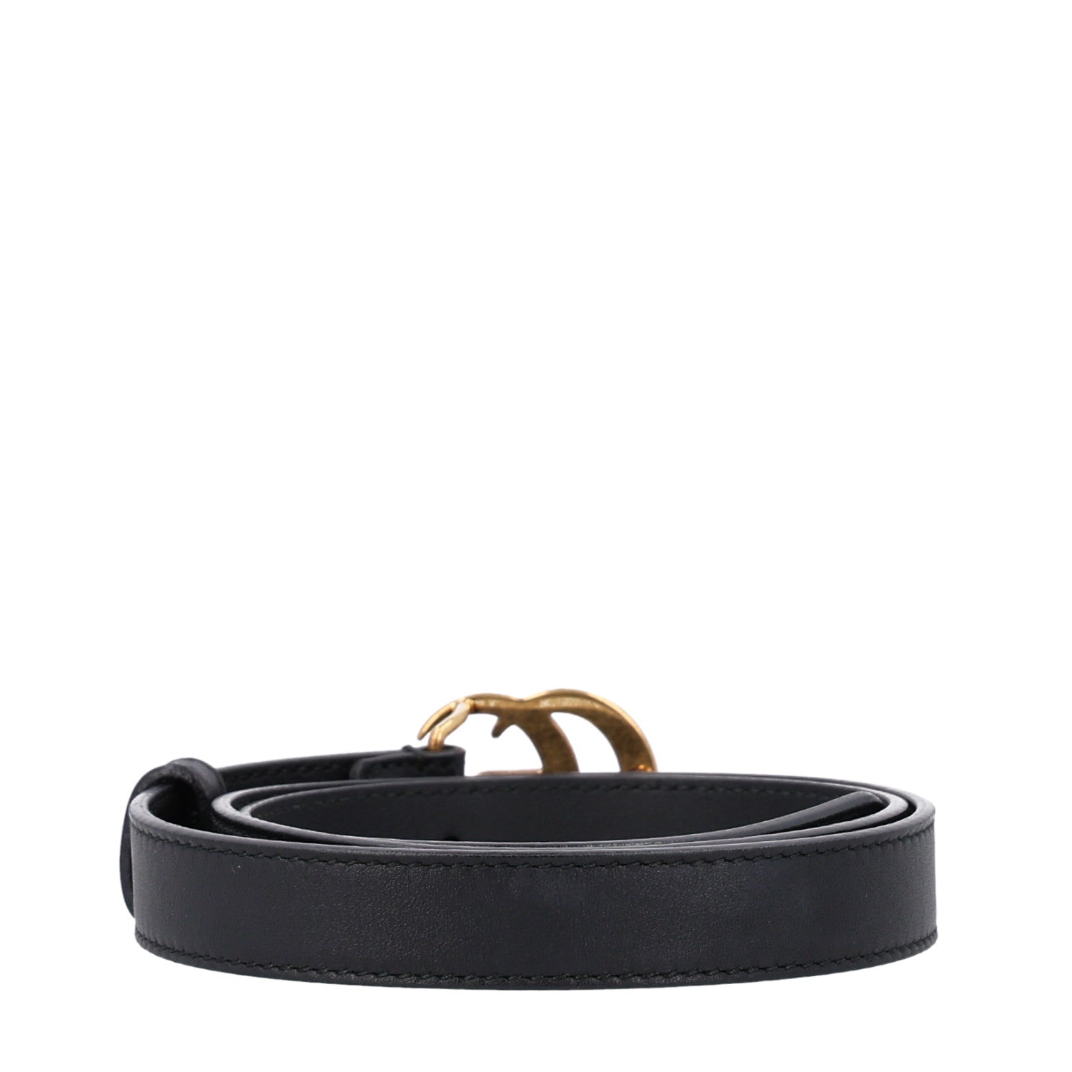Gucci Calfskin Double G 20mm Belt 75 30 Black 2 of 5