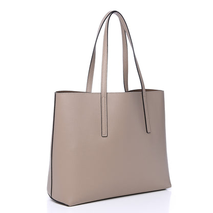 Fendi Vitello Vienna Enamel F is Fendi Shopping Tote Tortora Taupe 2 of 9
